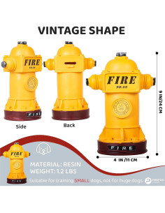 Poste de Orina para Perros Prefdo Mini Amarillo 23.9 cm 2