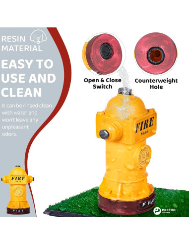 Poste de Orina para Perros Prefdo Mini Amarillo 23.9 cm