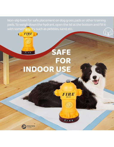 Poste de Orina para Perros Prefdo Mini Amarillo 23.9 cm