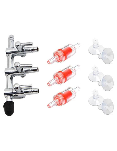 Divisor de Aire para Acuario 10 en 1 BornFeel con Válvula de Control