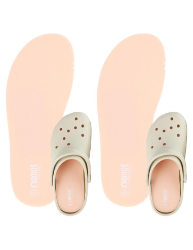 Plantillas para Zuecos Riemot 2 Pares Espuma Viscoelástica Rosa