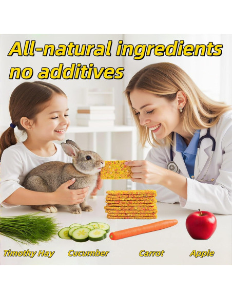 Snack Crujiente para Conejos GREMBEB 10 Piezas Cuidado Dental