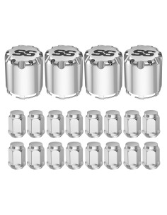 Kit de Tapas de Centro y Tuercas de Rueda CLUBRALLY 20 PCS