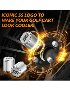 Kit de Tapas de Centro y Tuercas de Rueda CLUBRALLY 20 PCS 2