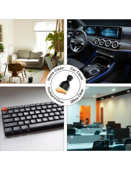 Kit de Cepillos de Limpieza Interior de Coche Cheeris - 2 Piezas