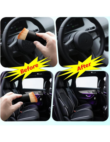 Kit de Cepillos de Limpieza Interior de Coche Cheeris - 2 Piezas