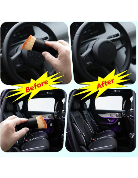 Kit de Cepillos de Limpieza Interior de Coche Cheeris - 2 Piezas