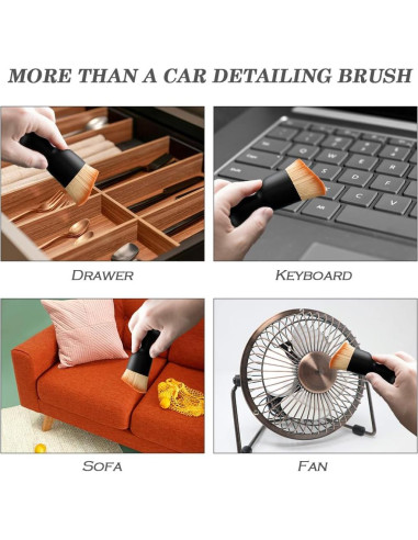 Kit de Cepillos de Limpieza Interior de Coche Cheeris - 2 Piezas