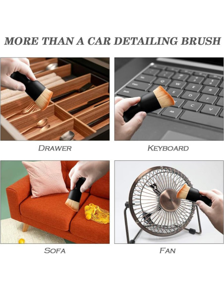 Kit de Cepillos de Limpieza Interior de Coche Cheeris - 2 Piezas