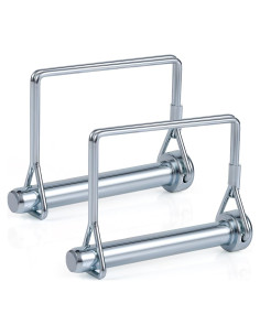 Paquete de 2 Pines de Acoplador de Remolque Lasuroa 9.53mm