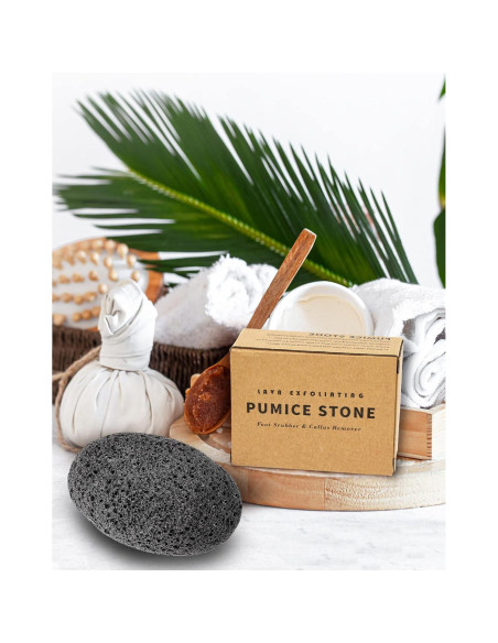 Piedra Pómez Natural Maryton - Exfoliante para Pies y Manos Piedra Pómez Natural Maryton - Exfoliante para Pies y Manos