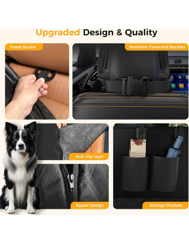 Funda de Asiento para Perros Elouta BK0CWZD Impermeable 137x145cm