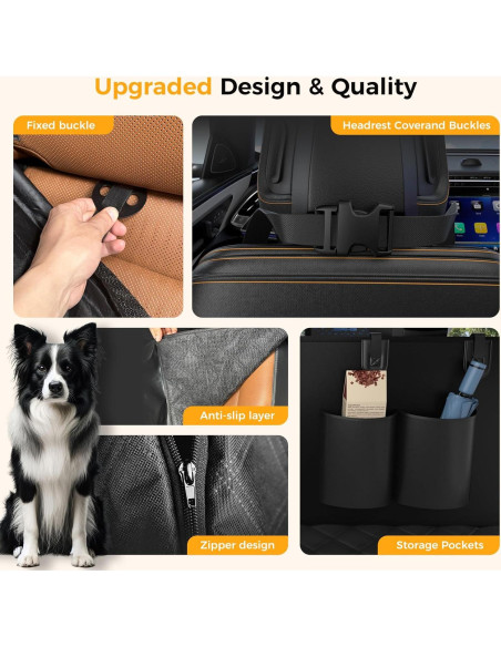 Funda de Asiento para Perros Elouta BK0CWZD Impermeable 137x145cm