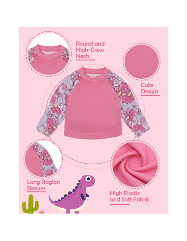 Traje de Baño Babygoal para Bebé 0-6 Meses Rosa UPF 50+
