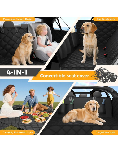 Funda de Asiento para Perros Elouta BK0CWZD Impermeable 137x145cm