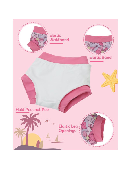 Traje de Baño Babygoal para Bebé 0-6 Meses Rosa UPF 50+