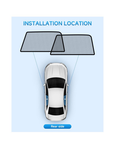 Sombrillas para Ventanas de Auto RSACET para Toyota RAV4 2019-2025