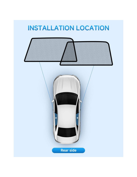 Sombrillas para Ventanas de Auto RSACET para Toyota RAV4 2019-2025