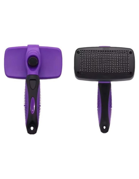 Cepillo Slicker Autolimpiante Samiranabi para Perros y Gatos