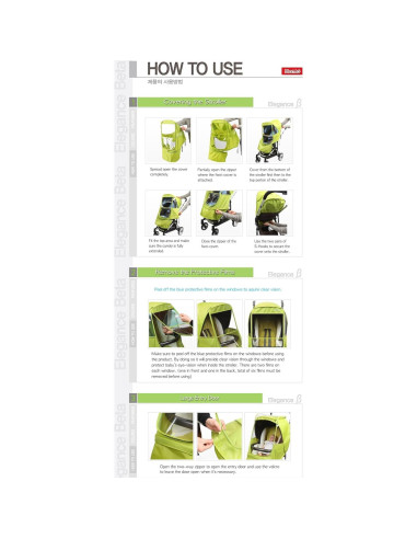 Cubierta para Carrito Manito Elegance Beta - Azul Marino