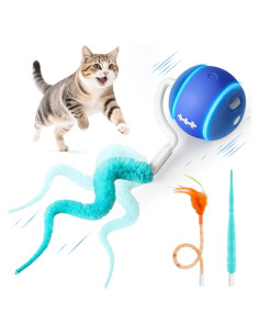 Bola de Juguete Interactiva para Gatos DDXCOO, Recargable USB