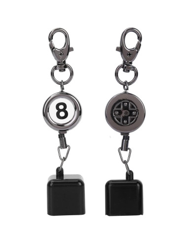 Soporte de Tiza Retráctil para Billar Luatoxry - Negro