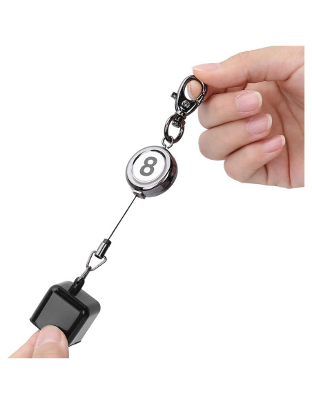 Soporte de Tiza Retráctil para Billar Luatoxry - Negro