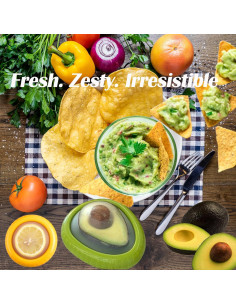 Juego de 4 Contenedores de Silicona Zyphora para Frutas y Verduras 2