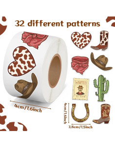 Calcomanías Vaquero Occidental CNhoqc - 2000 Piezas Multicolor 2