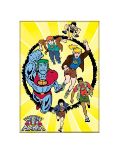 Imán Ata-Boy Capitán Planeta 6.35x8.89 cm Coleccionable