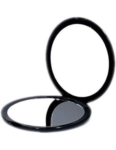 Espejo Cosmético Compacto Deweisn 10x Aumento Negro 10.16 cm