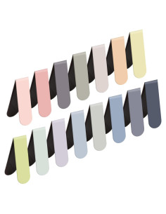Marcadores Magnéticos ZNHIS 15PCS Color Sólido para Lectura