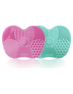 Alfombrillas de Limpieza de Brochas de Maquillaje Genérico - 2 Paquetes