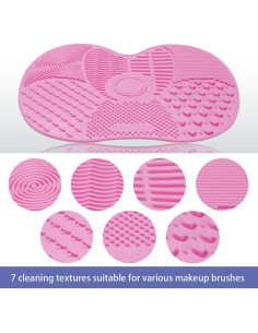 Alfombrillas de Limpieza de Brochas de Maquillaje Genérico - 2 Paquetes 2