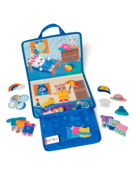 Tablero de Actividad de Fieltro Melissa & Doug Sra. Rachel 23.6x31.5 cm