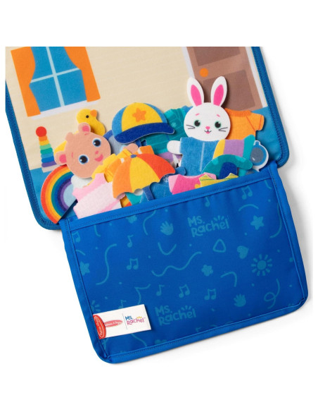 Tablero de Actividad de Fieltro Melissa & Doug Sra. Rachel 23.6x31.5 cm