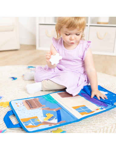 Tablero de Actividad de Fieltro Melissa & Doug Sra. Rachel 23.6x31.5 cm