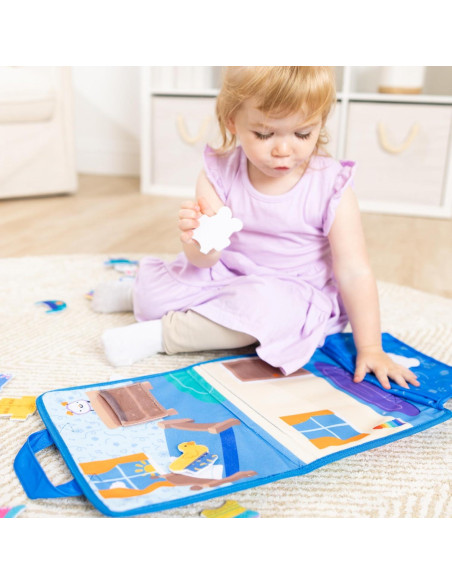 Tablero de Actividad de Fieltro Melissa & Doug Sra. Rachel 23.6x31.5 cm