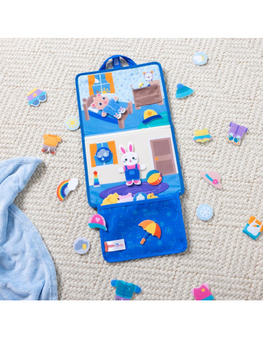 Tablero de Actividad de Fieltro Melissa & Doug Sra. Rachel 23.6x31.5 cm