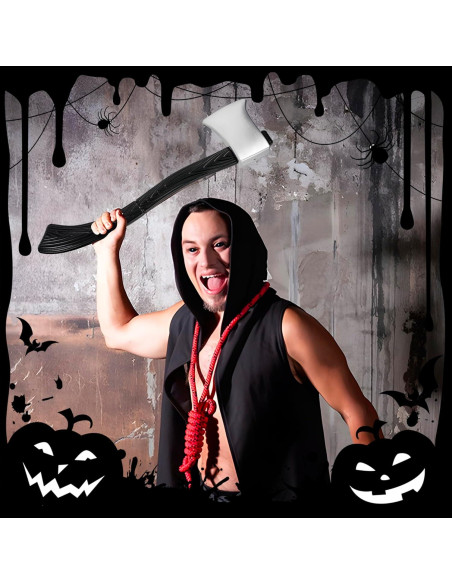 Hacha Falsa DAYSTART 60 cm para Disfraz Adulto - Halloween
