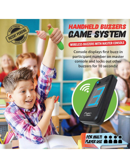 Sistema de timbre inalámbrico Teacher's Choice para 4 jugadores