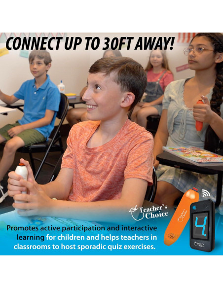 Sistema de timbre inalámbrico Teacher's Choice para 4 jugadores