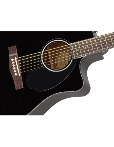 Guitarra Acústica-Eléctrica Fender CD-60SCE Negra con Accesorios
