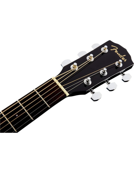 Guitarra Acústica-Eléctrica Fender CD-60SCE Negra con Accesorios