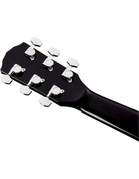 Guitarra Acústica-Eléctrica Fender CD-60SCE Negra con Accesorios