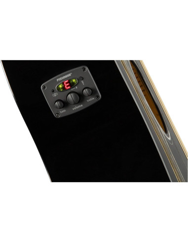 Guitarra Acústica-Eléctrica Fender CD-60SCE Negra con Accesorios