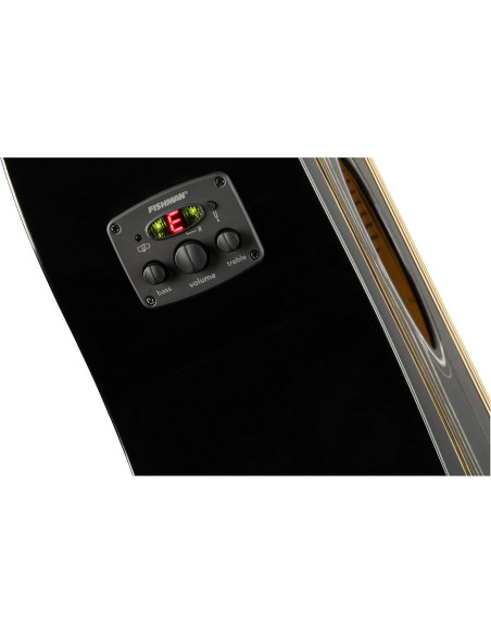 Guitarra Acústica-Eléctrica Fender CD-60SCE Negra con Accesorios