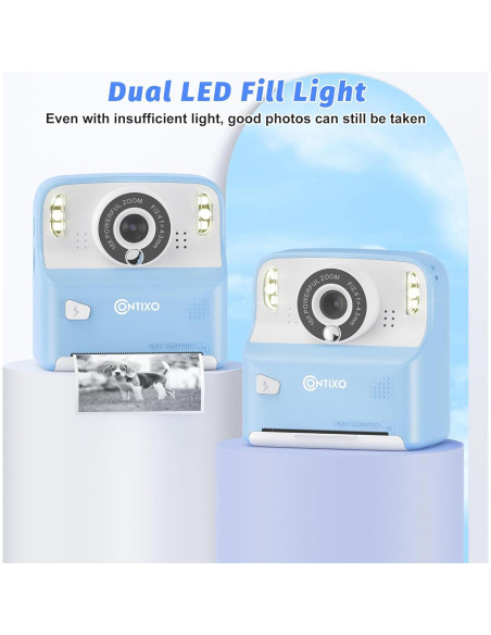 Cámara Instantánea Contixo KC2A para Niños 12MP Azul