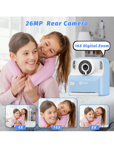 Cámara Instantánea Contixo KC2A para Niños 12MP Azul