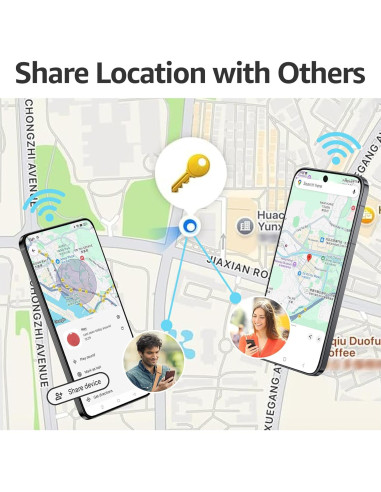 Etiquetas Inteligentes LocGuaxrd - Paquete de 4 para Android